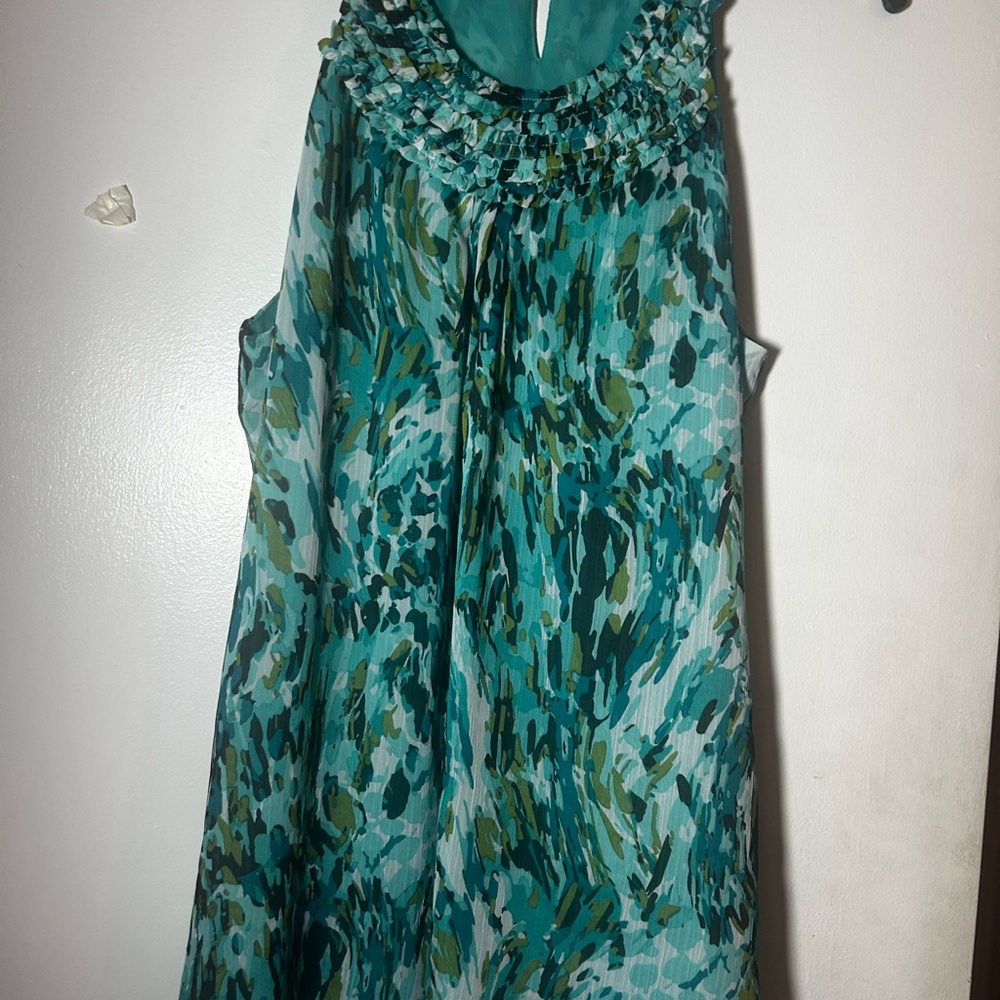 New Directions XL Multicolored Tunic Whimsical Country Club